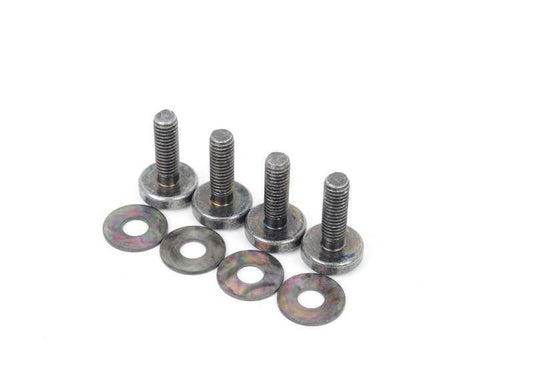 OEM 82792357349 fixing screw set for BMW F20, F21, F22, F87, F30, F34, F80, F32, F36, F82. To install trunk or ceiling bars. Original BMW.