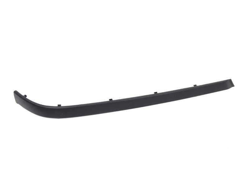 Moldura trasera izquierda cromada OEM 51128184511 para BMW Serie 5 E39. Original BMW.