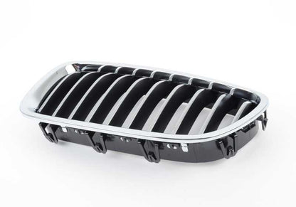 Rejilla embellecedora delantera izquierda OEM 51137412323 para BMW F10, F11, F18. Original BMW.