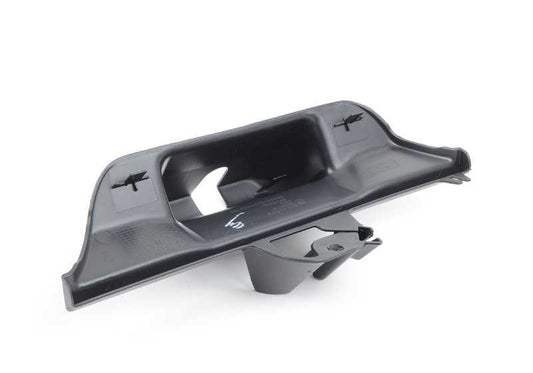 Cubierta cerradura maletero negra OEM 51497177378 para BMW X5 E70, E70N. Original BMW.