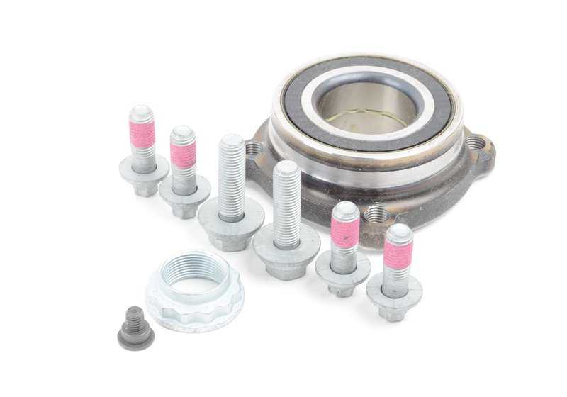 Kit di riparazione del cuscinetto della ruota posteriore OEM 33412347994 per BMW 5er {E60, E60N, E61, E61N} e 6er {E63, E63N, E64, E64N}. Solo per veicoli di sicurezza. BMW originale.