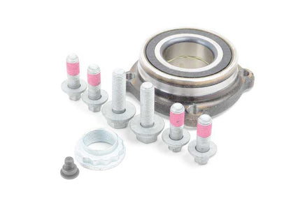 Kit di riparazione del cuscinetto della ruota posteriore OEM 33412347994 per BMW 5er {E60, E60N, E61, E61N} e 6er {E63, E63N, E64, E64N}. Solo per veicoli di sicurezza. BMW originale.