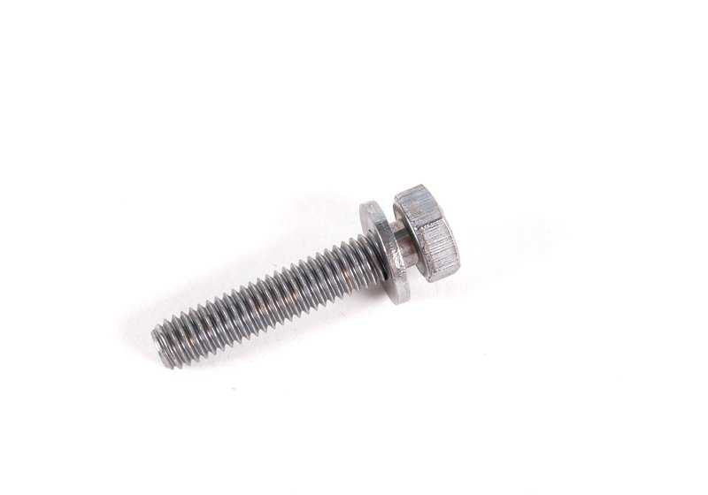 Tornillo hexagonal con arandela OEM 07119906123 para BMW {E30,E31,E32,E34,E36,E38,E39,E46,E52,E53,E60,E61,E63,E64,E65,E66,E70,E71,E81,E82,E83,E84,E87,E88,E90,E91,E92,E93,F01,F02,F06,F07,F10,F11,F12,F13,F15,F16,F20,F21,F22,F23,F25,F26,F30,F31,F32,F33,