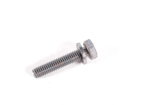 Tornillo hexagonal con arandela OEM 07119906123 para BMW {E30,E31,E32,E34,E36,E38,E39,E46,E52,E53,E60,E61,E63,E64,E65,E66,E70,E71,E81,E82,E83,E84,E87,E88,E90,E91,E92,E93,F01,F02,F06,F07,F10,F11,F12,F13,F15,F16,F20,F21,F22,F23,F25,F26,F30,F31,F32,F33,