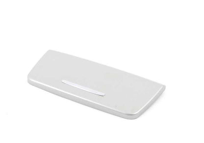 Tapa embellecedora satinada OEM 51169197244 para BMW E90, E91, E92, E93. Pieza interior original BMW.