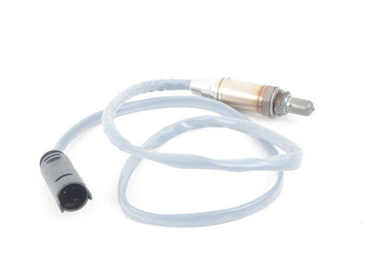 Sonda lambda OEM 11787513963 para BMW E60, E61, E65, E66, E83, E85. Control de emisiones para motor. Longitud 990mm. Original BMW.