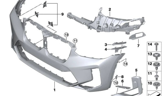 ENNONNEMENT D'ABONNAGE DE REGER OEM 51117886526 pour BMW X5 E70 et X6 E71. BMW d'origine.