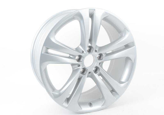 Llanta de aleación original BMW 19” diseño Doble Radio 401 en color reflex plata OEM 36116796257 para BMW F30, F31, F32, F33, F36. Apta para eje trasero. Incluye tapa central y tornillos. Original BMW.