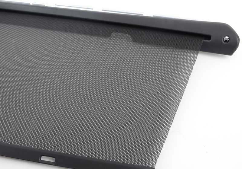 Rear left door sun protection blind for BMW F25 (OEM 51427237855). Original BMW