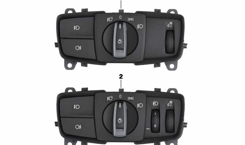 Mando de luces OEM 61316847514 para BMW F20, F21, F22, F23, F30, F31, F32, F33, F34, F36. Original BMW.