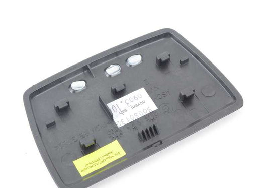 Tapa cenicero aluminio OEM 51168050695 para BMW F10, F10N, F11, F11N, F18N. Pieza original BMW.