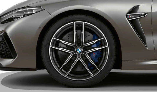 Piene in lega originale M Double Radio 810 OEM 36118089563 per BMW F90, F91, F92, F93. BMW originale.