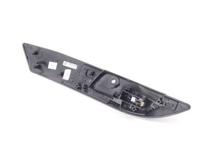 Manilla interior de puerta de aluminio cepillado izquierdo OEM 51419167031 para BMW Z4 E89. Original BMW.