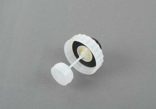 Tapón con sensor de nivel de freno OEM 34321161543 para BMW E30, E24, E32. Pieza original BMW.