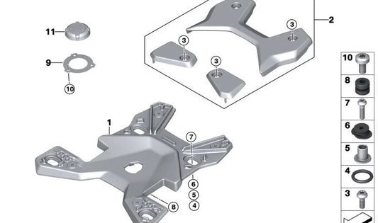 Tornillo de cabeza plana OEM 07119906106 para BMW E81, E82, E87, E88, F20, F21, F22, F23, F87, E90, E91, E92, E93, F30, F31, F34, F35, F80, F32, F33, F36, F82, F83, G30, G31, G11, G12, G70, E84, G05, G06, G07, E85, E86, E89, I01 y MINI F55, F56, F57.