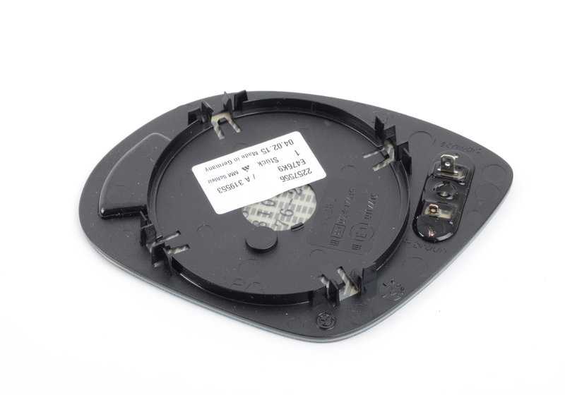 Verre de miroir chauffé (côté passager) pour BMW E36, E34 (OEM 5116257556). BMW d'origine.