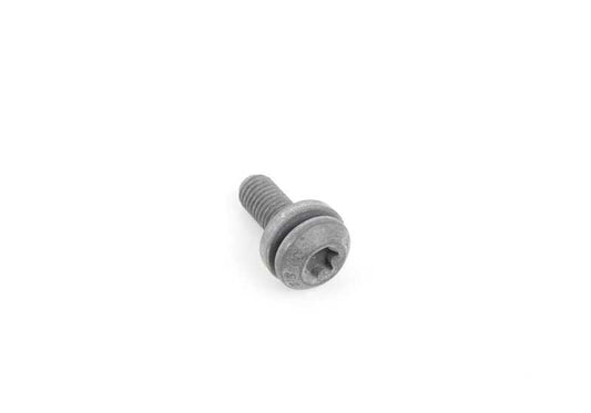 Tornillo ISA con arandela M7x18 OEM 11317791821 para BMW E87, E90, E91, E92, E93, E60, E61, E63, E64, E65, E66, E83, E70, E71. Original BMW.