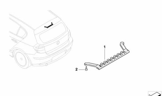 **Luz de freno tercera OEM 63256924673 para BMW E81, E87. Original BMW.**