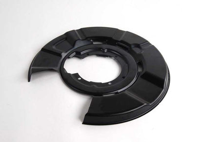 Protector de freno trasero izquierdo OEM 34212283253 para BMW E82, E90, E90N, E92, E92N, E93, E93N. Original BMW.