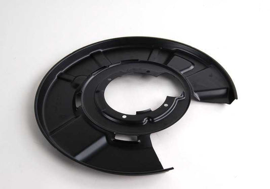 Protector de freno trasero izquierdo OEM 34212283253 para BMW E82, E90, E90N, E92, E92N, E93, E93N. Original BMW.