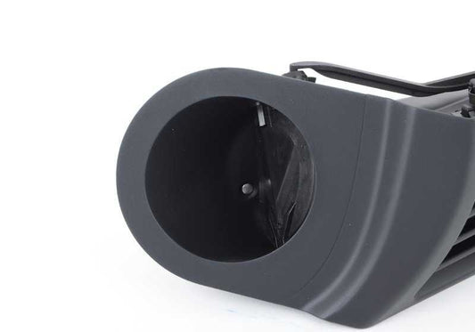 Rejilla de aireación izquierda negra OEM 64228364029 para BMW E39 520d, 520i. Pieza original BMW.
