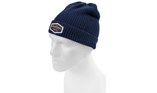 Gorro Berlín Built azul noche talla única OEM 76615A82578 para BMW. Original BMW Motorrad.