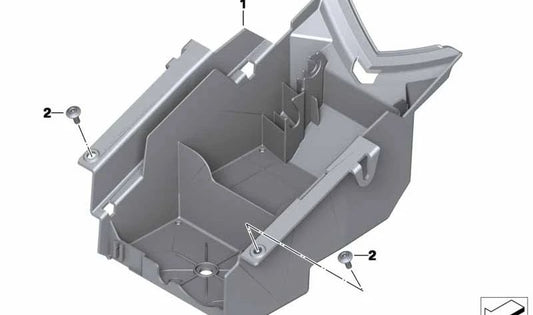 Portapacchi posteriore OEM pezzo 46628540896 per moto BMW S 1000 RR (K46), S 1000 R (K47). BMW Motorrad originale.