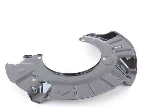 Chapa protectora de freno delantera izquierda OEM 34116754927 para MINI R50, R53, Cabrio R52. Original MINI.