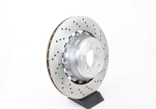 Right ventilated brake disc for BMW F85, F86 (OEM 34212284904). Original BMW
