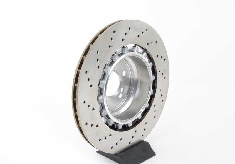 Right ventilated brake disc for BMW F85, F86 (OEM 34212284904). Original BMW