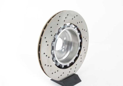 Right ventilated brake disc for BMW F85, F86 (OEM 34212284904). Original BMW