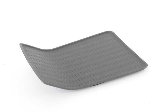 Alfombrilla para compartimento trasero OEM 51166960695 para BMW E92 316i, 318i, 320d. Ideal para mantener limpio el hueco de la consola central trasera. Original BMW.