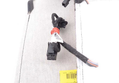 Funda de asiento en símil cuero negra OEM 52109134815 para BMW E82 (118d, 120d, 120i) con cambio manual o automático. Compatible con modelos fabricados entre 2007 y 2013. Original BMW.