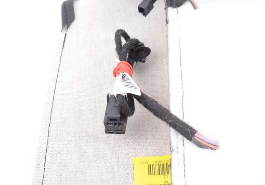 Funda de asiento en símil cuero negra OEM 52109134815 para BMW E82 (118d, 120d, 120i) con cambio manual o automático. Compatible con modelos fabricados entre 2007 y 2013. Original BMW.