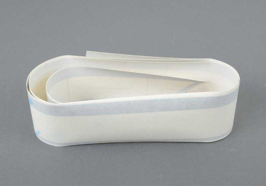 Silver left decorative strip for BMW E21, E30, E12, E28, E24, E23 (OEM 51141866645). Original BMW.