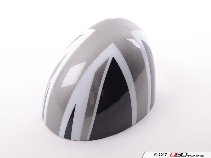 Copertura/alloggiamento specchietto esterno sinistro Black Jack OEM 51162409445 per MINI F54 Clubman, F55, F56, F57 Cabrio, F60 Countryman... e altro ancora. MINI originale.