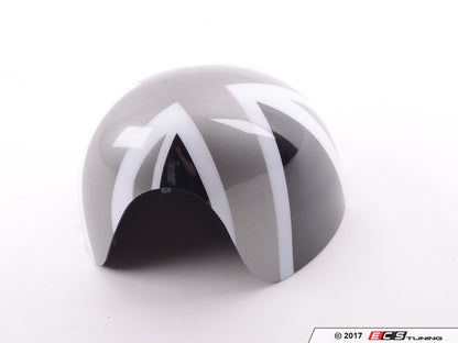 Copertura/alloggiamento specchietto esterno sinistro Black Jack OEM 51162409445 per MINI F54 Clubman, F55, F56, F57 Cabrio, F60 Countryman... e altro ancora. MINI originale.