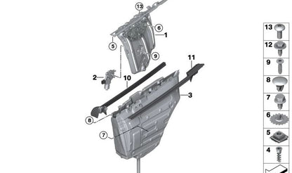 Tornillo hexagonal OEM 07119905577 para BMW F20, F21, F40, F52, F70, F22, F23, F44, F45, F46, F87, G42, U06, G20, G21, F33, F82, F83, G22, G23, G26, F07, F10, F11, F18, G30, G31, G38, G60, G61, G68, G90, G32, F01, F02, G11, G12, G70, G14, G15, F48, F