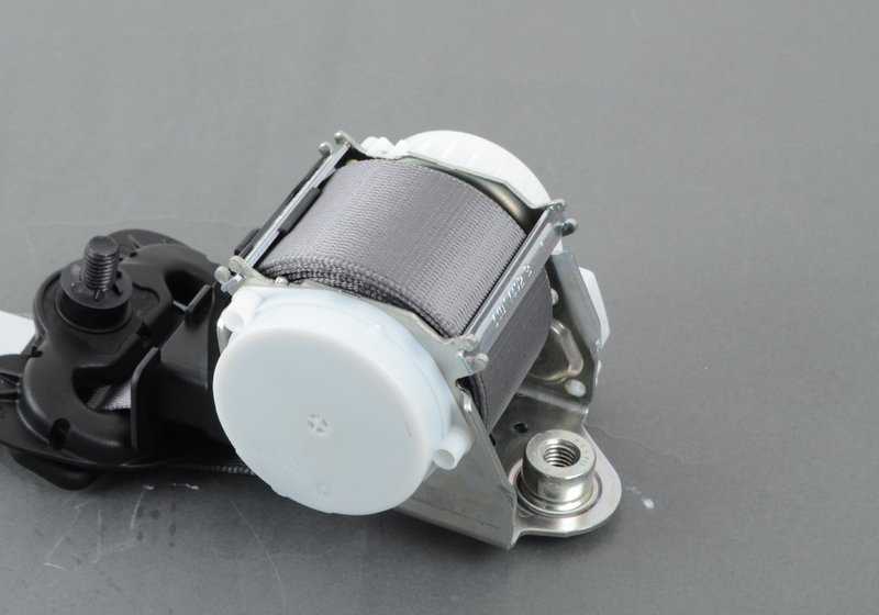 Cinturón de seguridad delantero izquierdo con limitador de fuerza OEM 72119114285 para BMW E92, E92N. Original BMW.