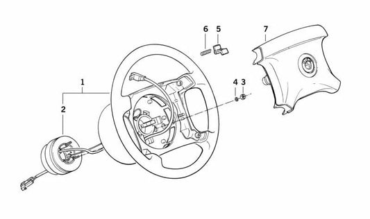 OEM management lever 32341156219 for BMW E30, E28, E34, E24, E32. Original BMW.