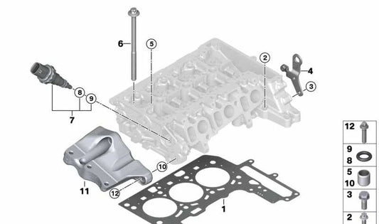 OEM -Board 11128511228 für BMW F20, F21, F45, F46, F48, F55, F56, F57, F54, F60. Original BMW.