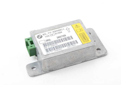 Sensor de airbag pilar B izquierdo OEM 65776949911 para BMW E65 y E66. Original BMW.