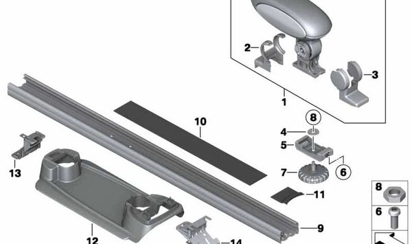 Tornillo OEM 51717065251 tipo ISA M5x12 para BMW E90, E90N, E91, E91N, Motorrad K44 y MINI R60. Original BMW, MINI y Motorrad. Ideal para fijaciones en interiores y molduras.