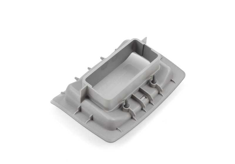 Carcasa gris OEM 51467110233 para BMW Z4 E85, E86. Pieza original BMW para compartimento central y consola trasera. Repuesto auténtico con ajuste perfecto y acabado original.