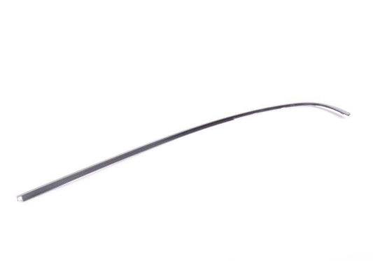 BELLECADOR -Rahmenfenster linke Tür OEM 51357185243 für BMW F02, F02N, F04. Schwarzer Helligkeit. Original BMW.