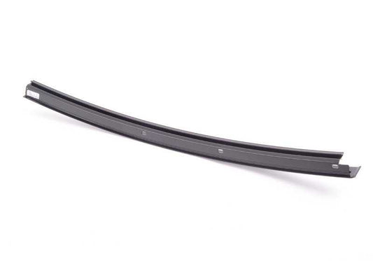 Embellecedor guía ventanilla derecha OEM 51357185236 para BMW F01, F01N, F02, F02N, F04. Acabado en negro brillo. Original BMW.