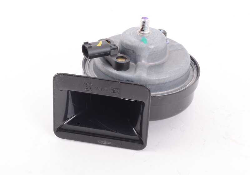 Claxon grave OEM 61336935988 para BMW E60, E60N, E61, E61N, E63, E63N, E64, E64N. Original BMW.