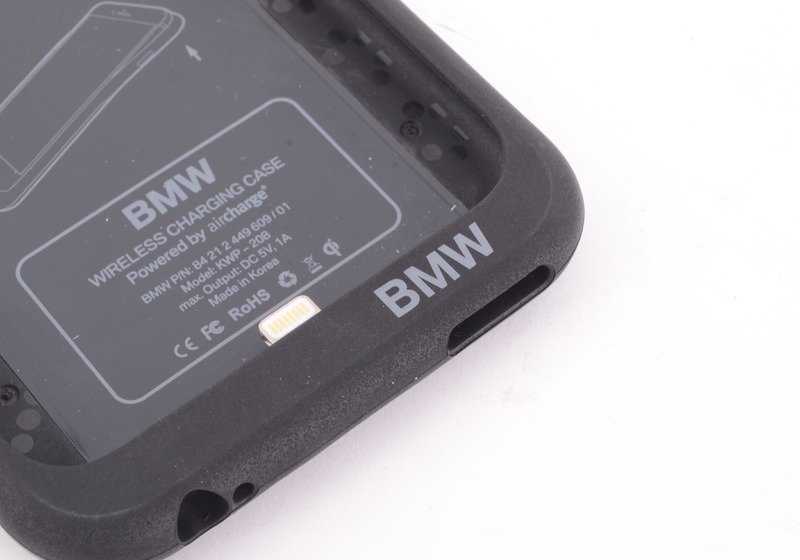 Funda de carga inalámbrica OEM 84212449609 para BMW F20, F21, F22, F23, F45, F46, F87, F30, F31, F34, F80, G20, F32, F33, F36, F82, F83, F90, G30, G31, F06, F12, F13, G32, G11, G12, G14, G15, F48, F25, G01, F26, G02, F15, G05, F85, F16, F86, G29. Or