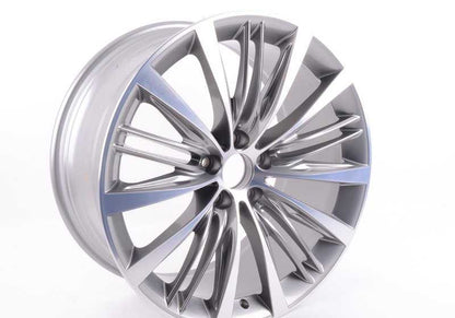 Rodas de liga V-Spoke 463 OEM 36116854557 para BMW F07, F07N, F01, F01N, F02, F02N, F04. Acabamento Bicolor (Ferricgreg/GlanzDedReht). BMW original.