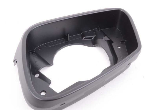Soporte izquierdo espejo retrovisor OEM 51167266027 para BMW E60, E61, F10, F11, E63, E64, F12, F13, F01, F02, F04. Original BMW.